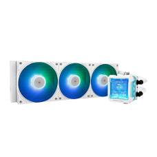 Thermalright FW360 White ARGB AIO CPU Liquid Cooler for Desktop - 2000RPM PWM Fans, with 2.73" LCD Display Screen, for AM4/AM5 & Intel LGA1150/1151/1200/2011/1700/1851